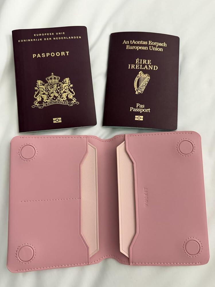 VULKIT VPW120 portafoglio passaporto slim RFID nero