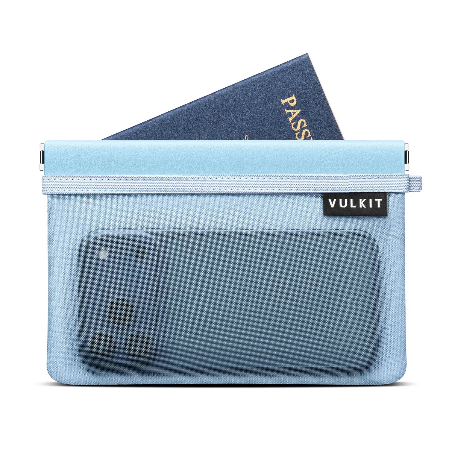 VULKIT VPW122 porta passaporto RFID nero in nylon