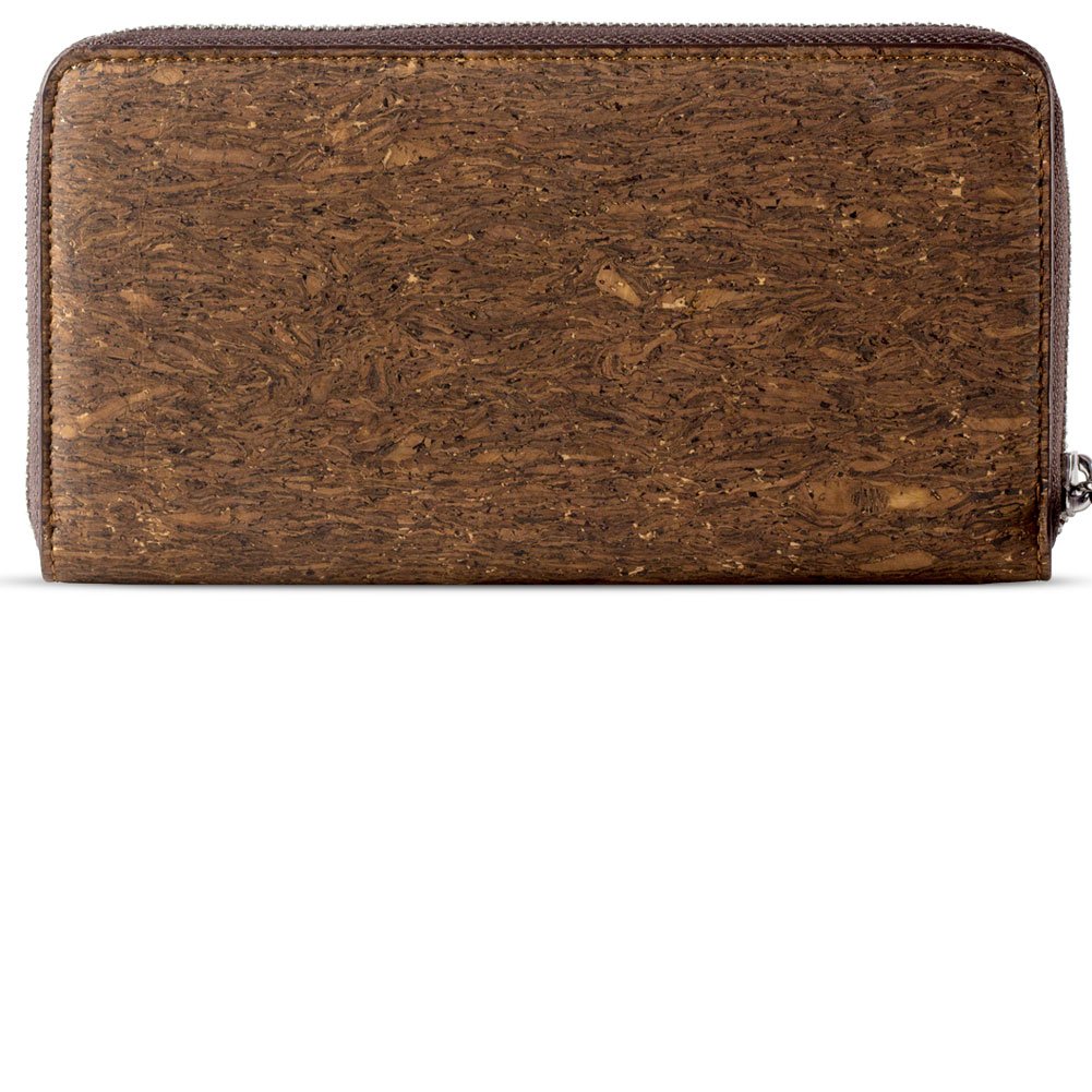 Corkor Wallets portafoglio donna sughero marrone RFID