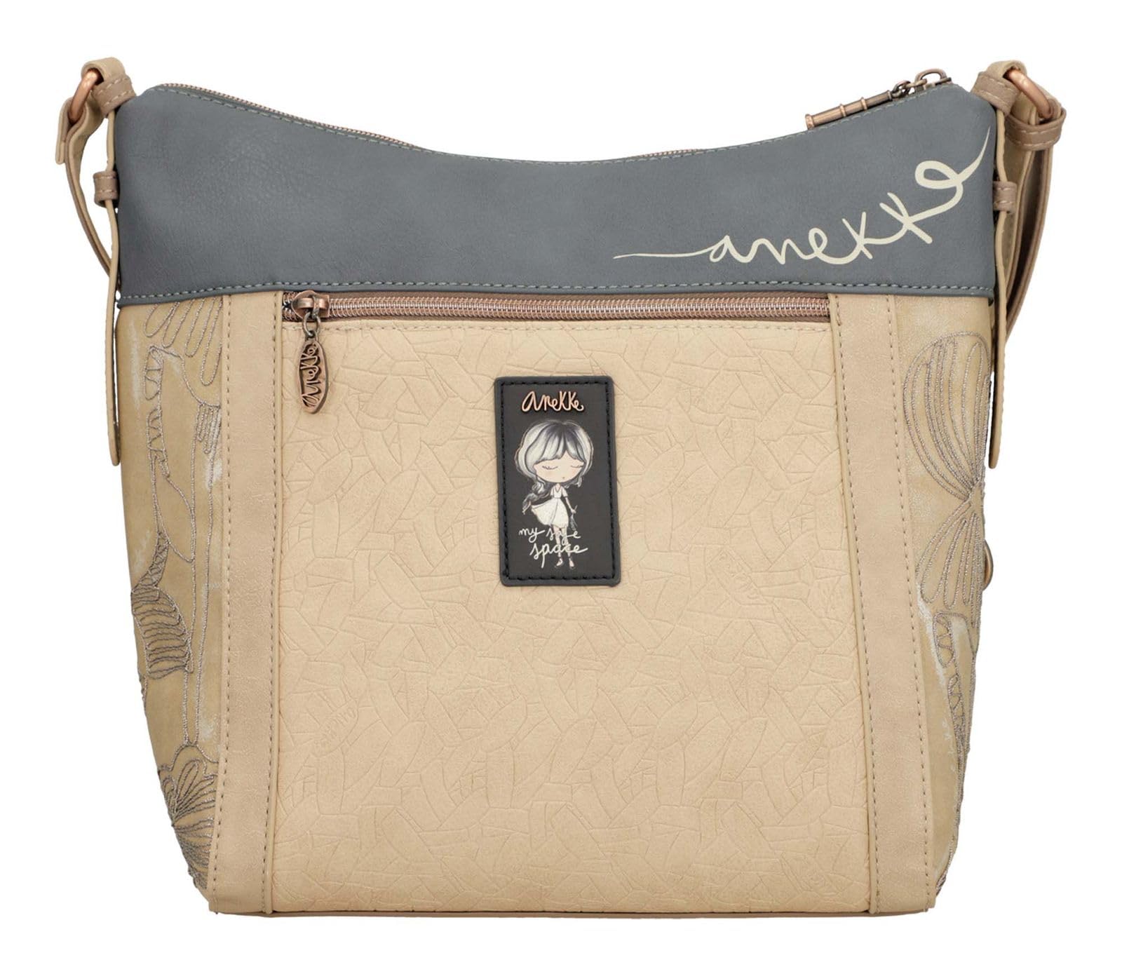 Anekke Stories tracolla piatta 30 cm con scomparti