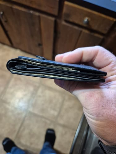 Dango S2 Stealth Bifold portafoglio nero DTEX RFID 10 carte