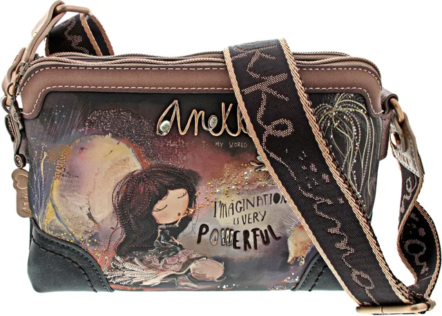 Anekke Dreamverse Borsa Tracolla Donna 2 Scomparti 24x16x8