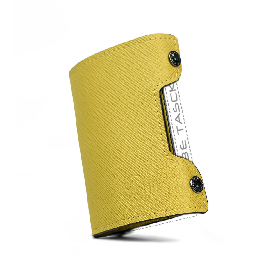 SLim Be Tasck Cover Pelle Saffiano Giallo