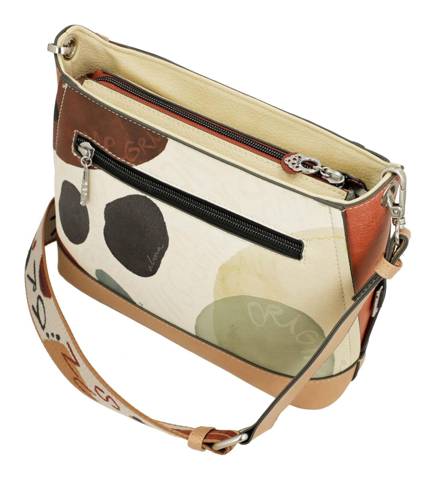 Anekke Alma Borsa Tracolla 23x17 Ciondolo Logo