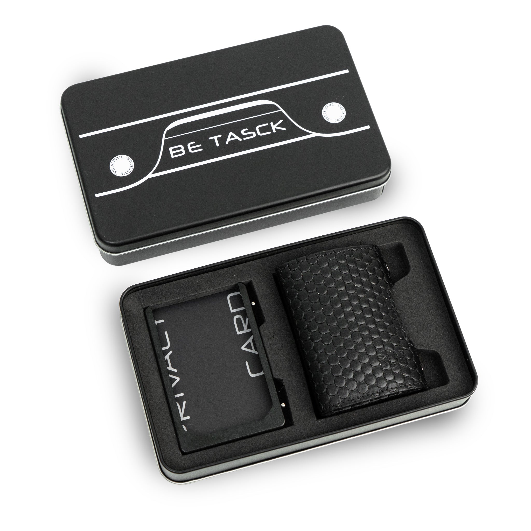 SLim Be Tasck Portafoglio Pelle Bolle Nero Frame Nero