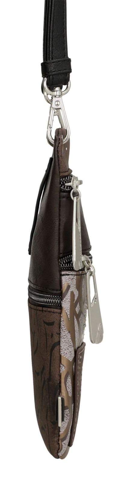 ANEKKE Outer Mantle mini tracolla marrone 15x23x2 cm