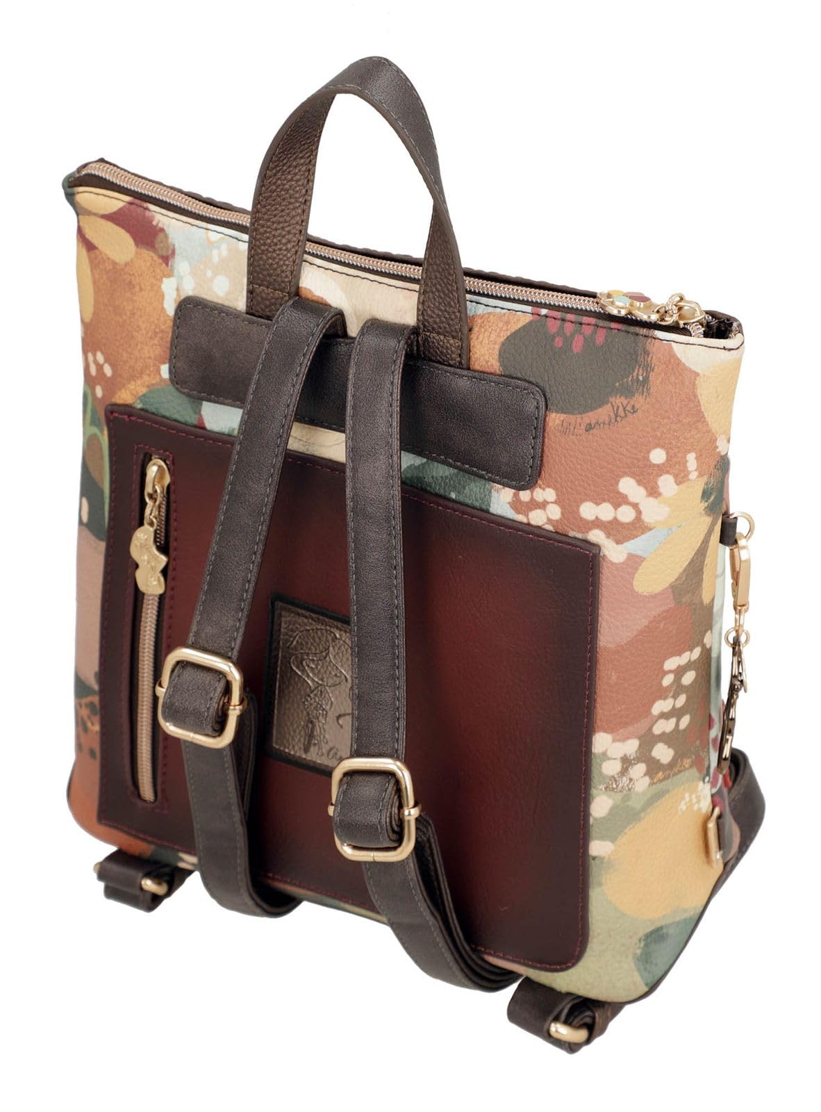 Anekke Blossom zaino quadrato 28x27x8 ricamato