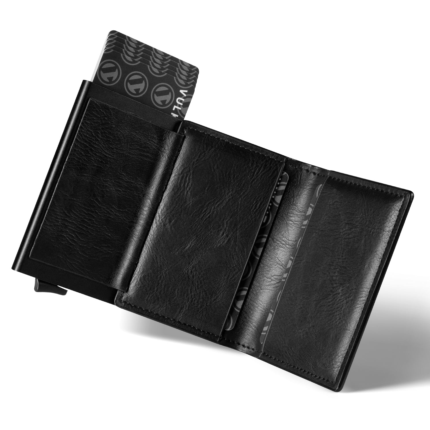 VULKIT VC200 Black Portafoglio Carte Slim RFID