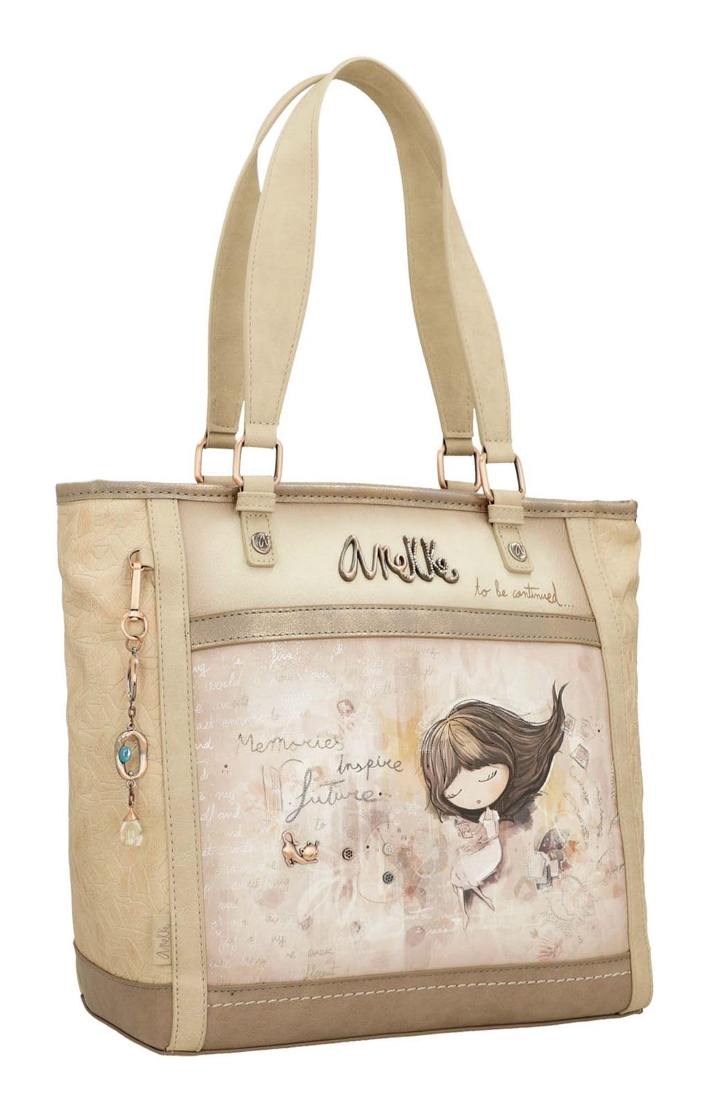 Anekke Memories borsa a spalla grande multicolor