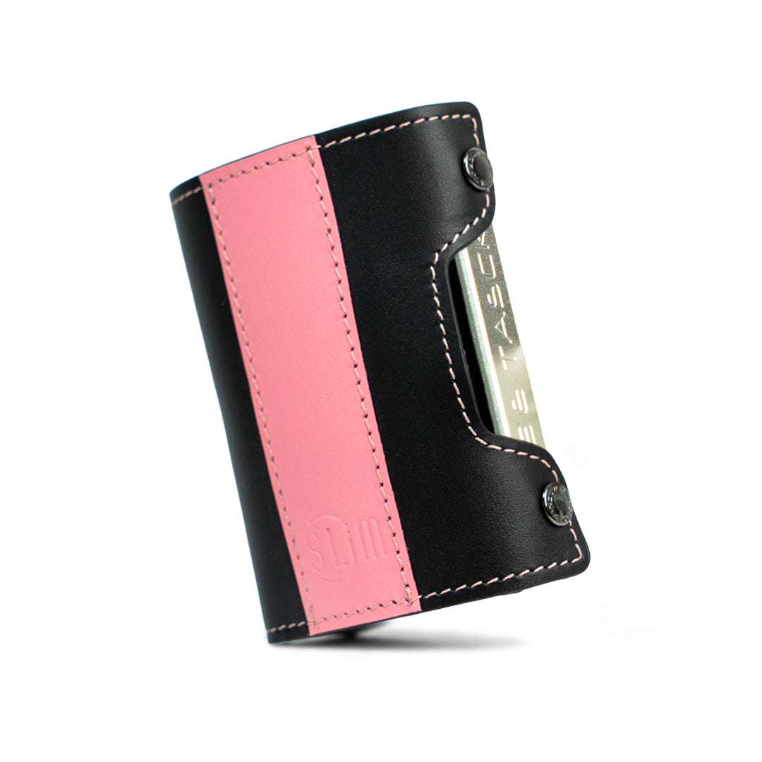 SLim Be Tasck portafoglio Bicolor Rosanero frame nero