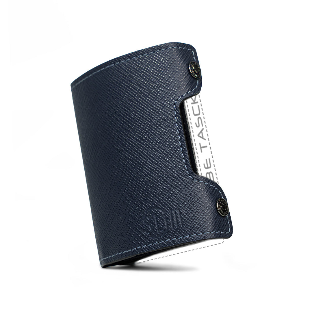 SLim Cover Pelle Be Tasck Saffiano Blu