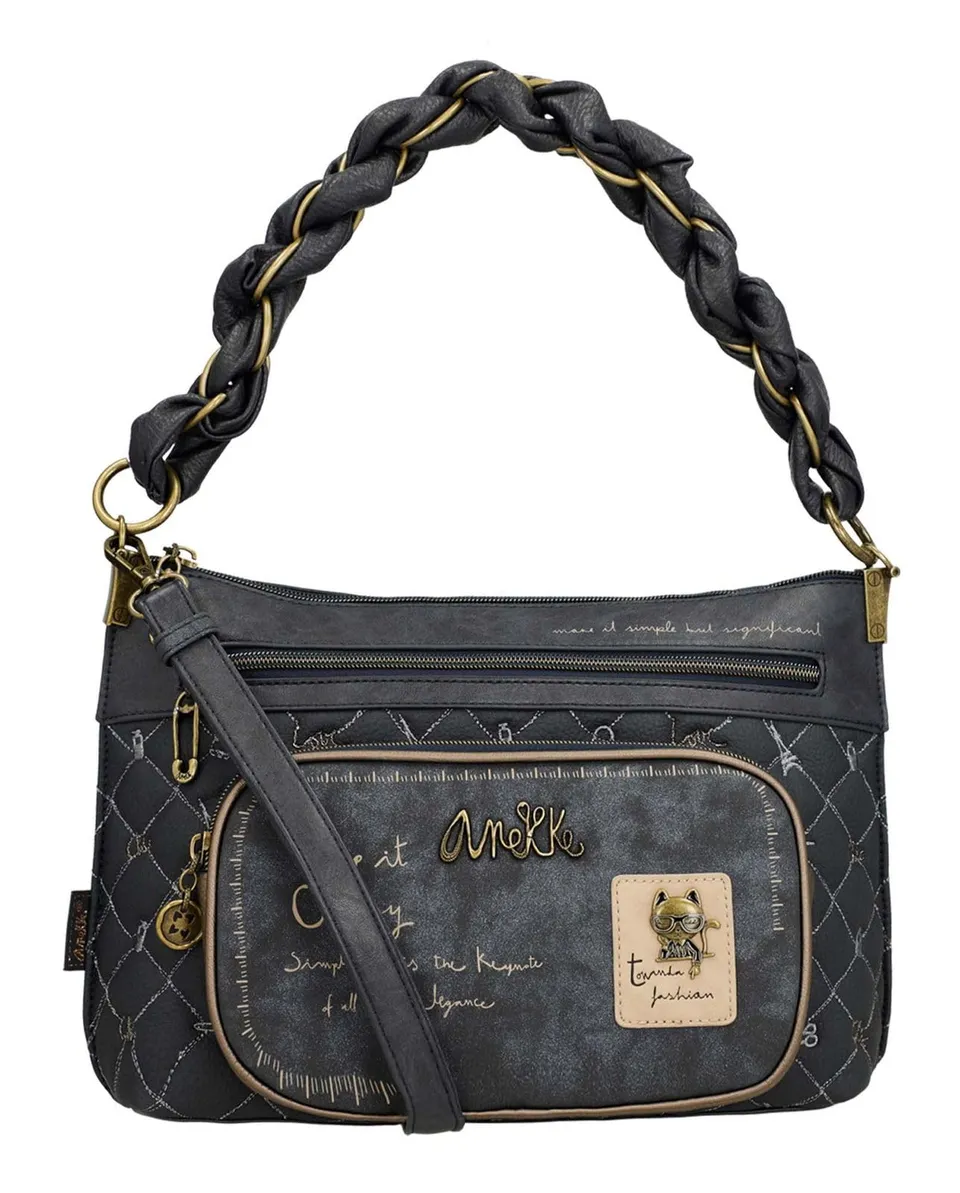 Anekke Boutique tracolla manico corto borsa donna parigina