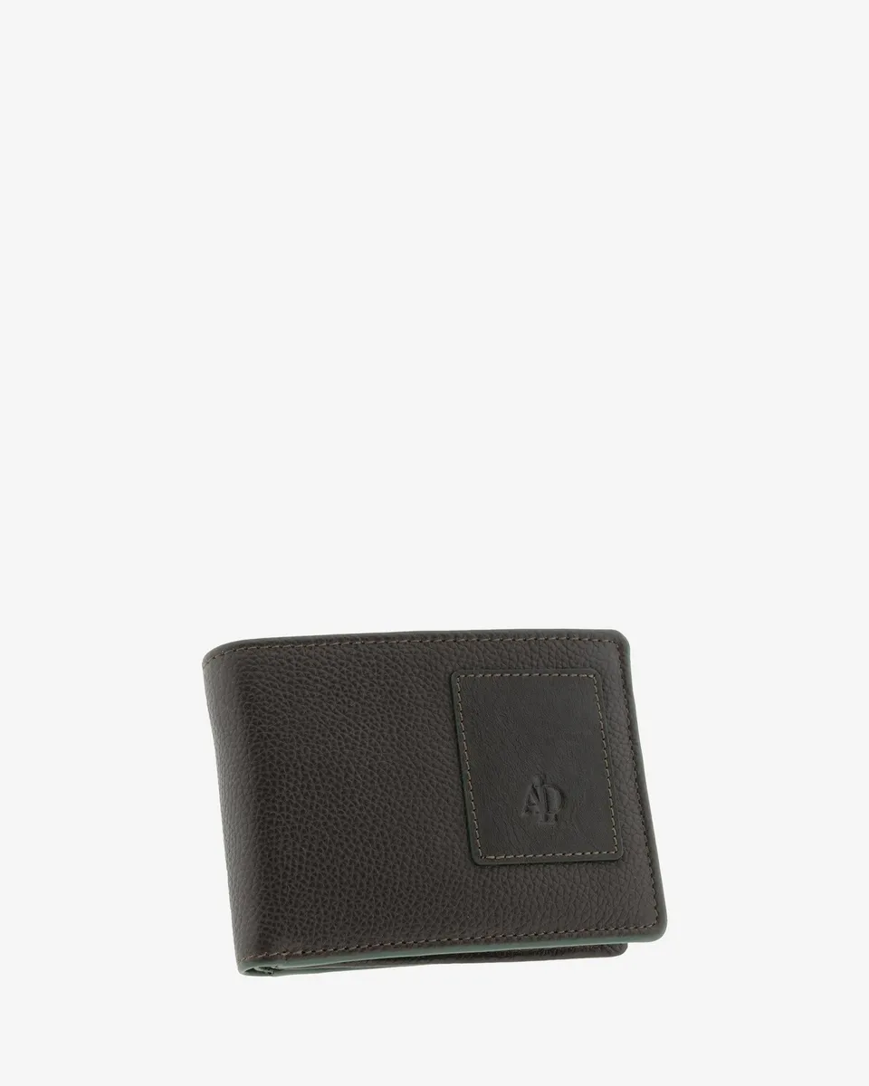 Adapell Urban 1663 portafoglio uomo orizzontale nero
