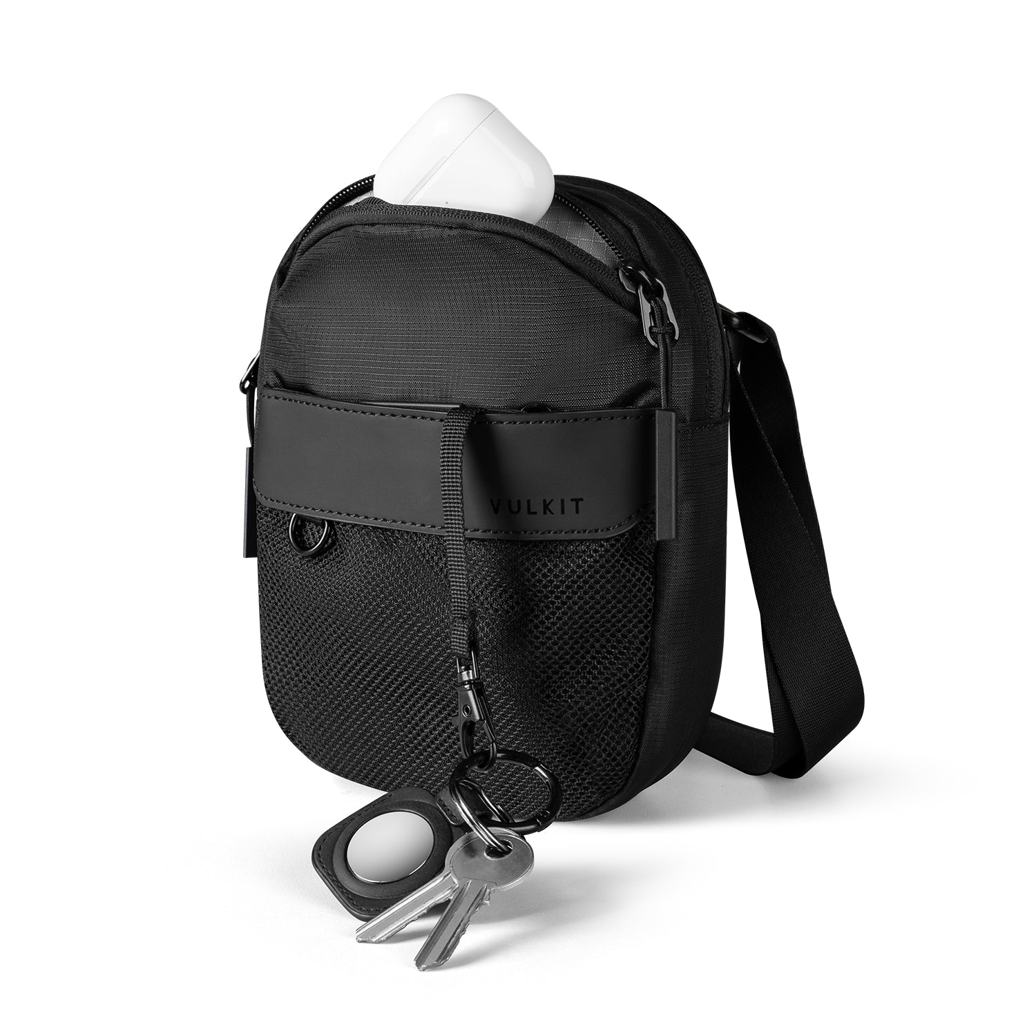VULKIT VB115 City Flux Tracolla 1,3L Nero Compatta