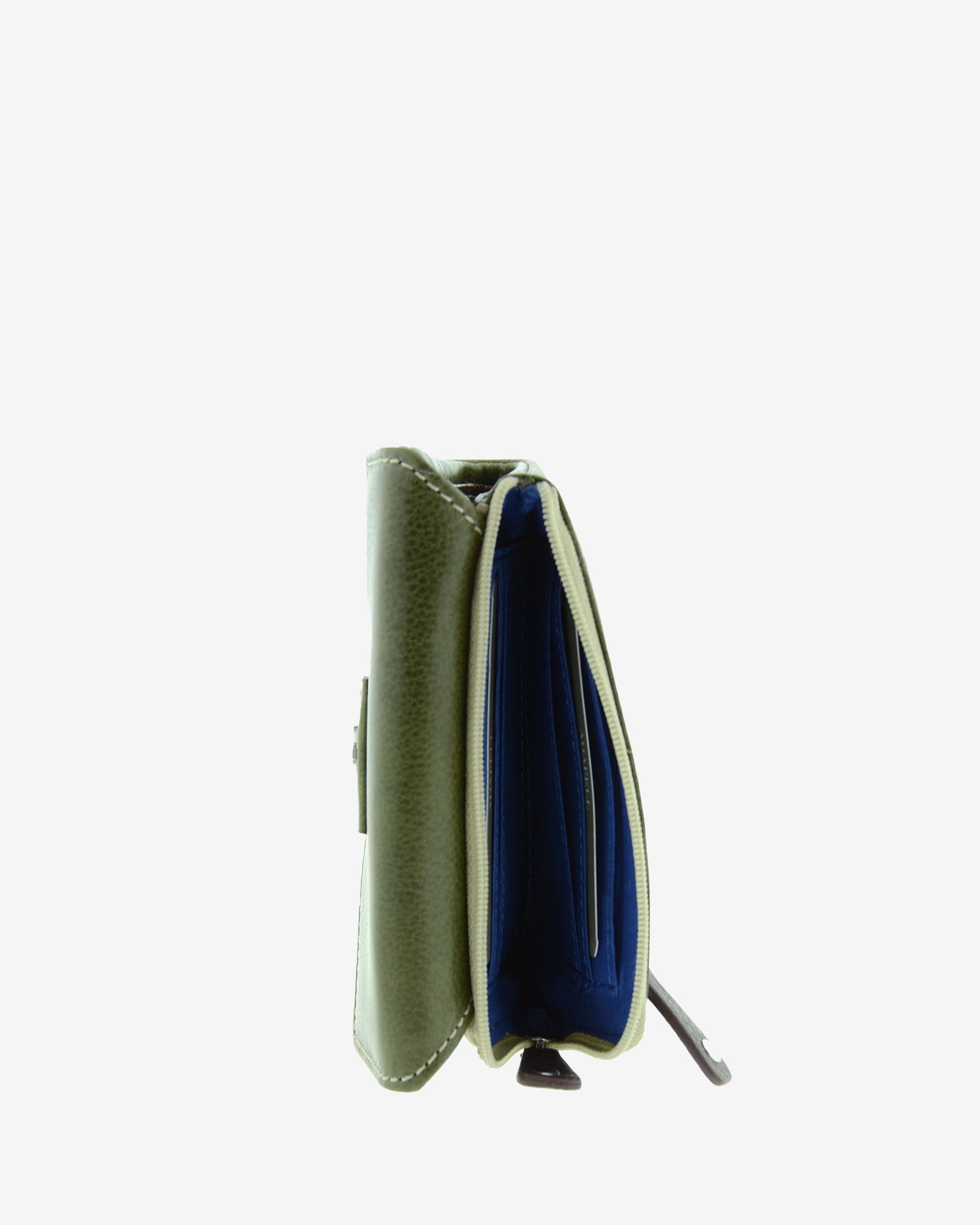 Adapell Lucia 4232 portafoglio piccolo donna Verde Pino 9 carte
