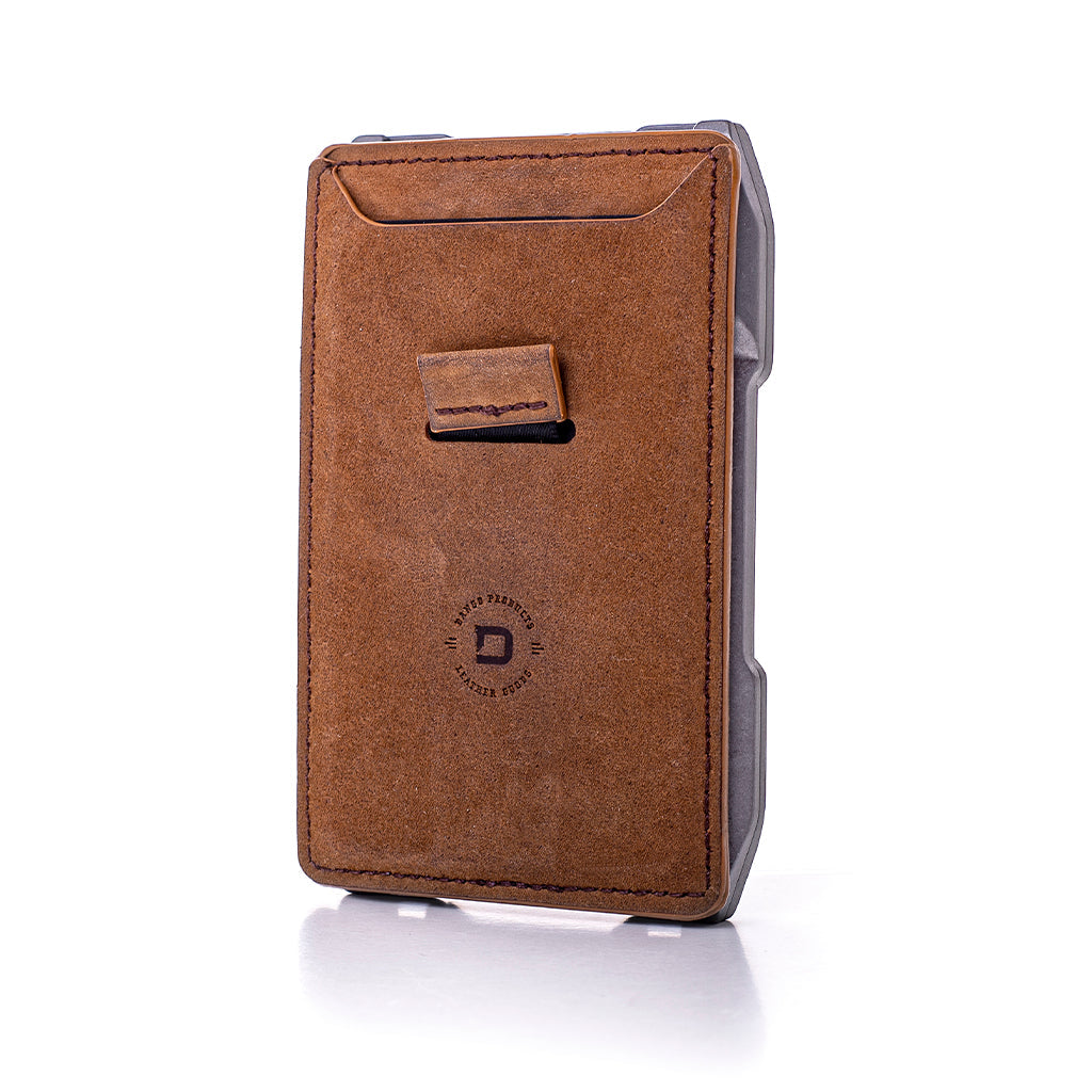 Dango A10 Elements portafoglio alluminio Walnut 7 carte