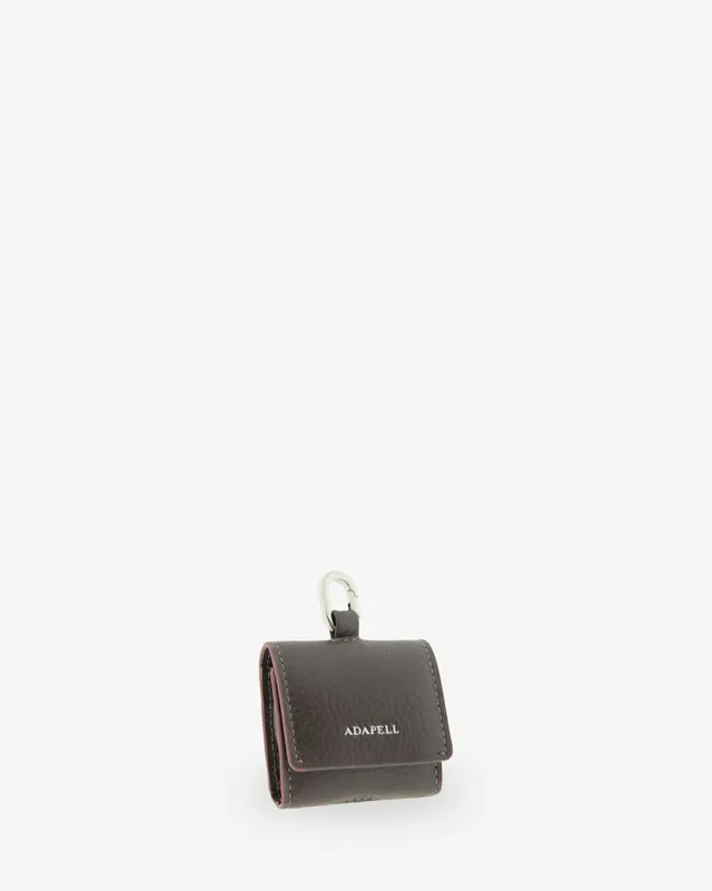 Adapell Nexo 8093 custodia auricolari pelle nera magnetica