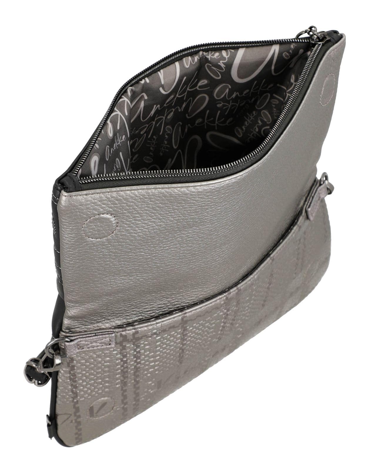 Anekke Iron Bandolera Borsa a Tracolla Nero 29 cm
