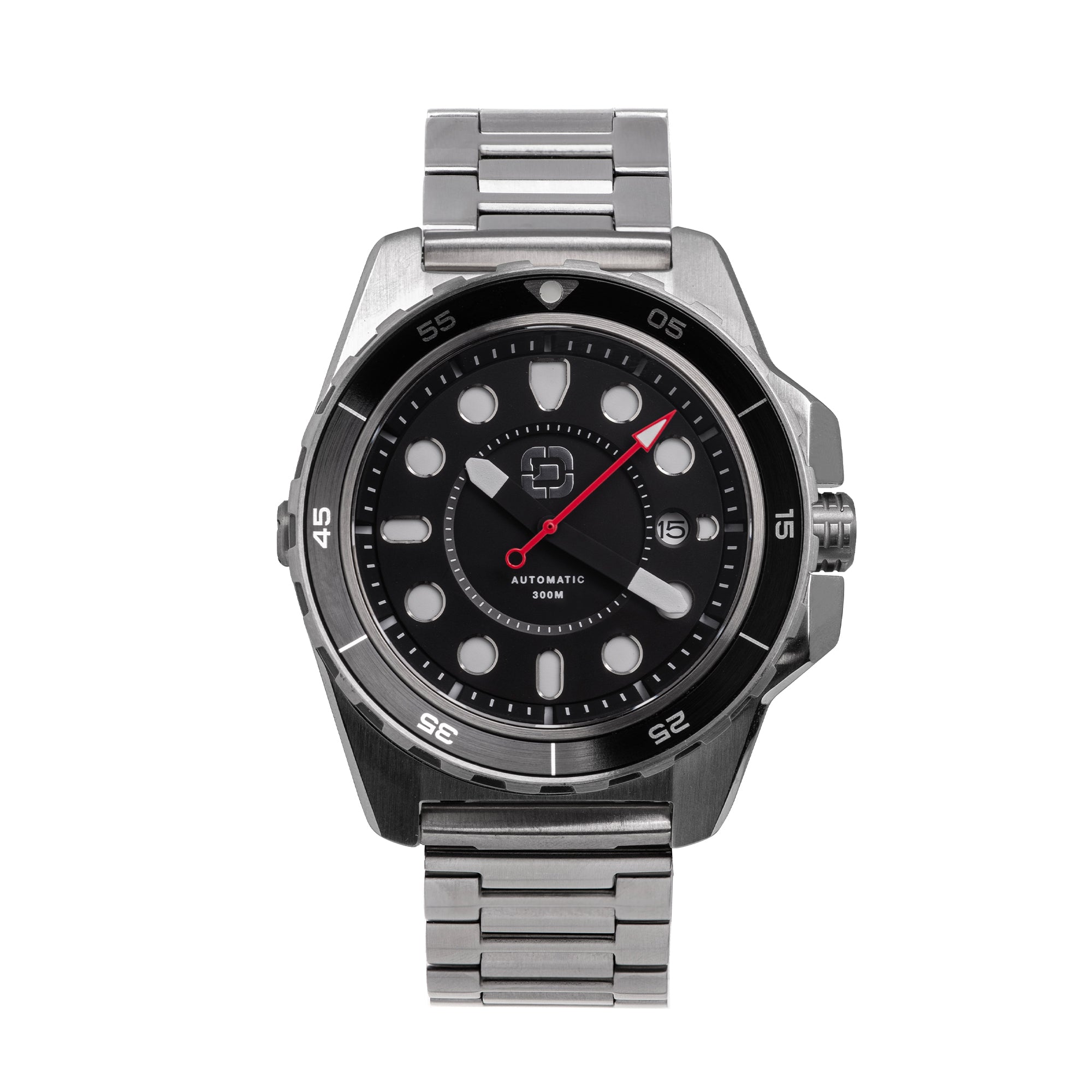 Dango DV-02 orologio subacqueo automatico acciaio nero