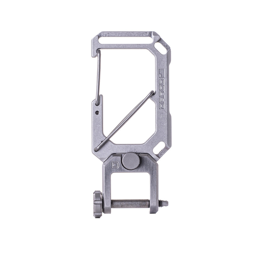 Dango Carabiner Moschettone Alluminio + Portachiavi 8 Chiavi