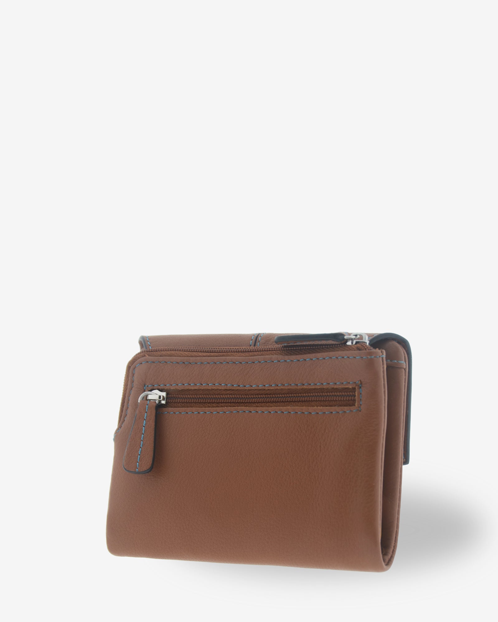 Adapell Atelier portafoglio pelle caramel RFID 15 carte