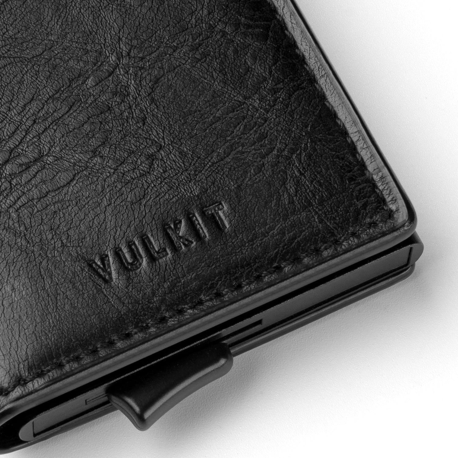 VULKIT VC200 Black Portafoglio Carte Slim RFID