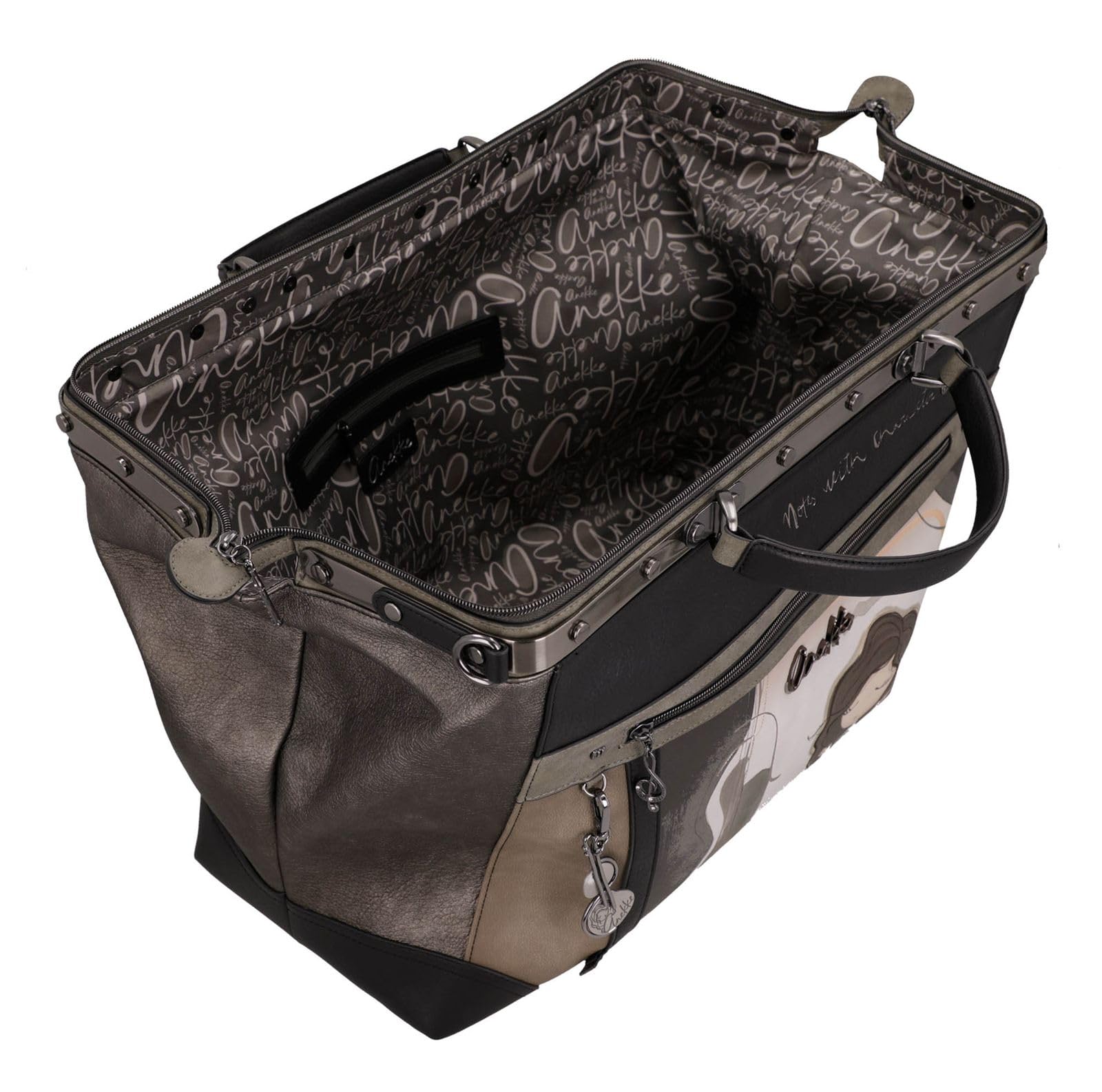 Anekke Orchestra Borsa da Viaggio con Tracolla e Fascia Trolley