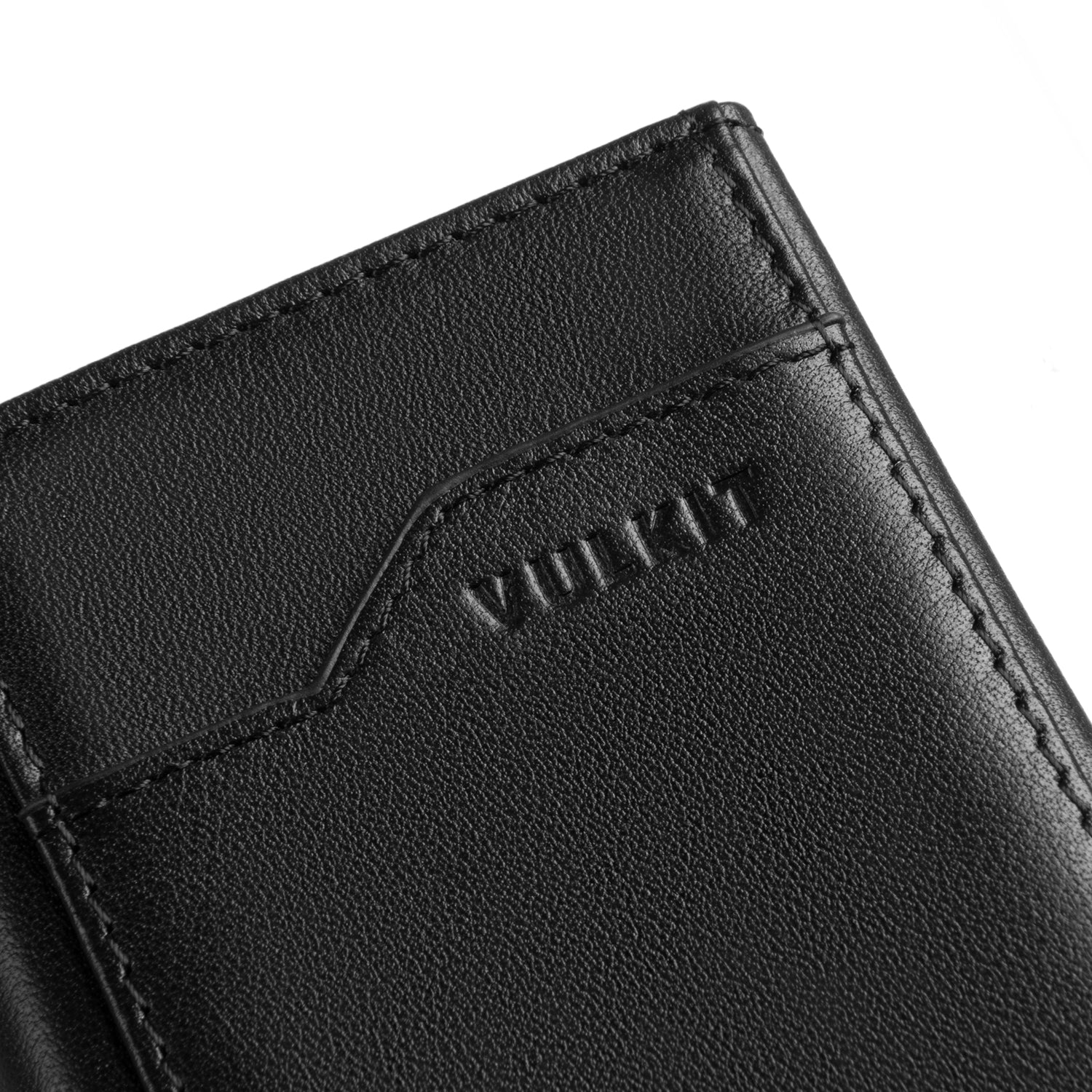 VULKIT VC311P portafoglio uomo pelle nero AirTag RFID pop-up