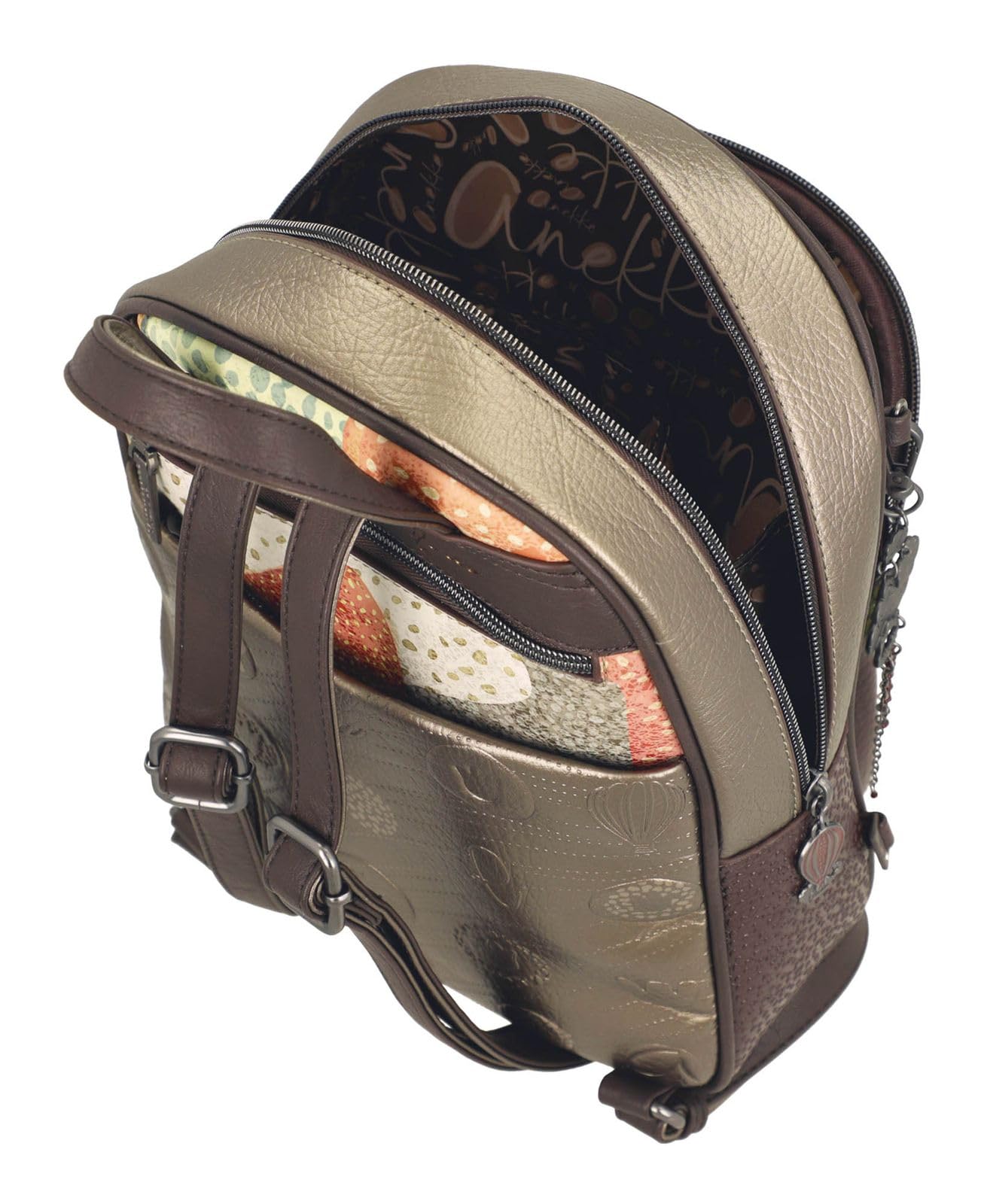Anekke Odyssey Zaino Medio Tasche Cerniera Regolabile