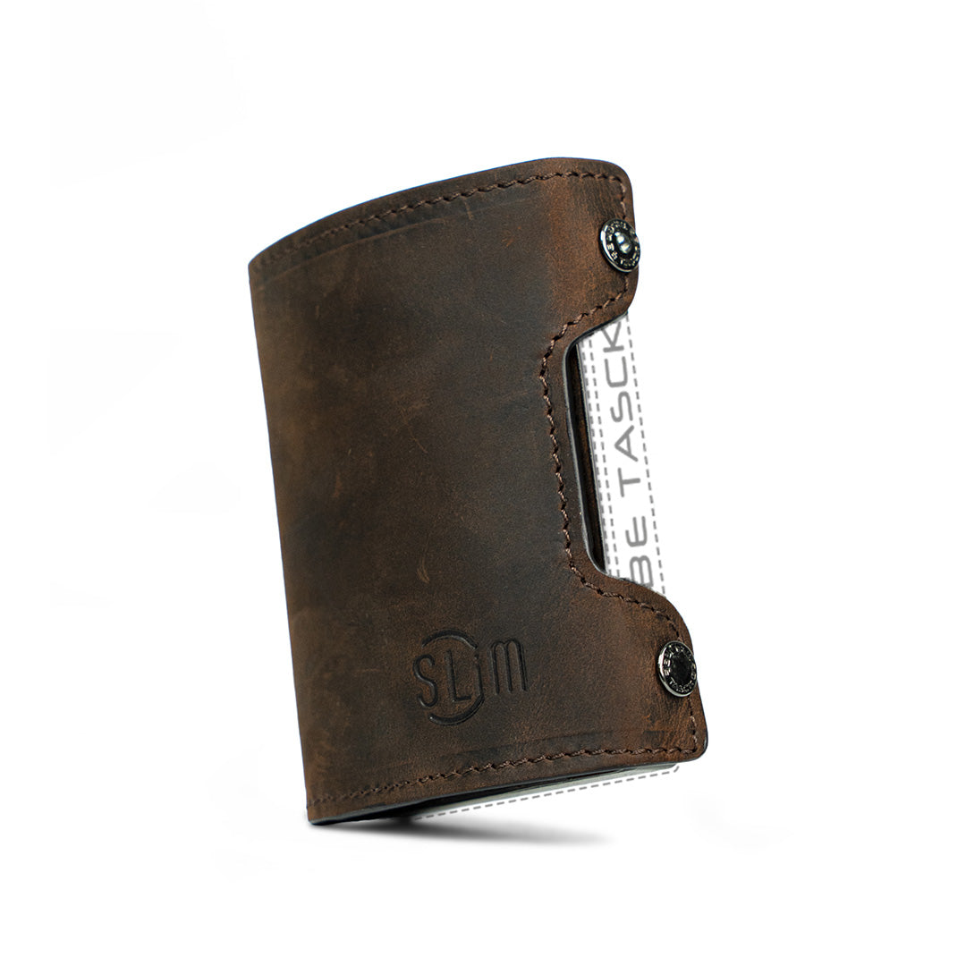 SLim Cover Pelle Be Tasck pelle dark brown