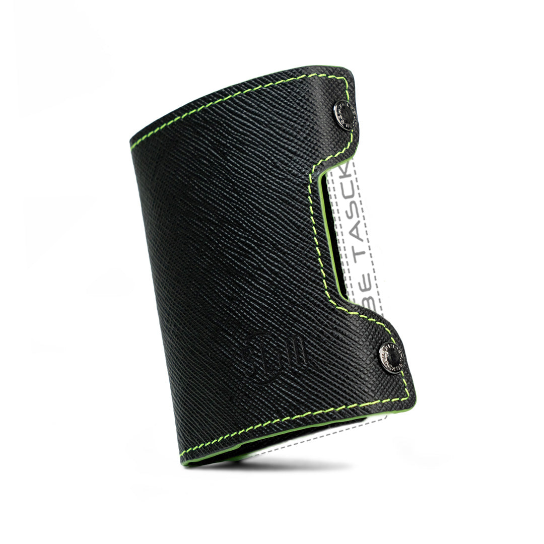 SLim Cover Pelle Be Tasck Saffiano Nero Verde cover pelle