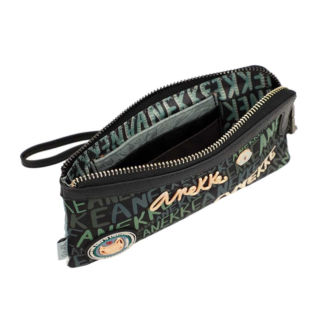 Anekke Nature Woods Portafoglio Pochette RFID Maniglia