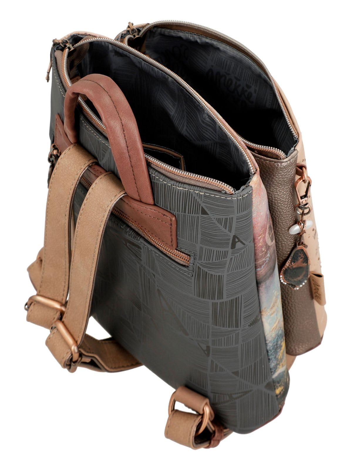 Anekke Hollywood Backpack Zaino Donna Multicolor