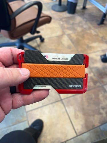 Dango D01 R-Spec portafoglio alluminio nero RFID 12 carte