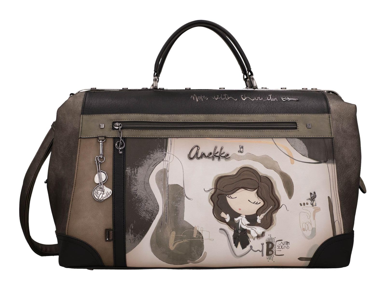 Anekke Orchestra Borsa da Viaggio con Tracolla e Fascia Trolley