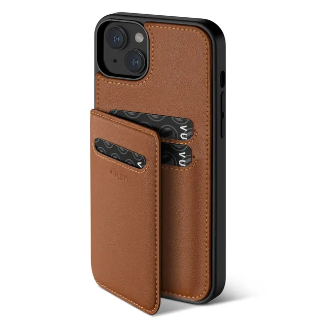 VULKIT VPA107 Cover iPhone 14 Plus Nera Portacarte