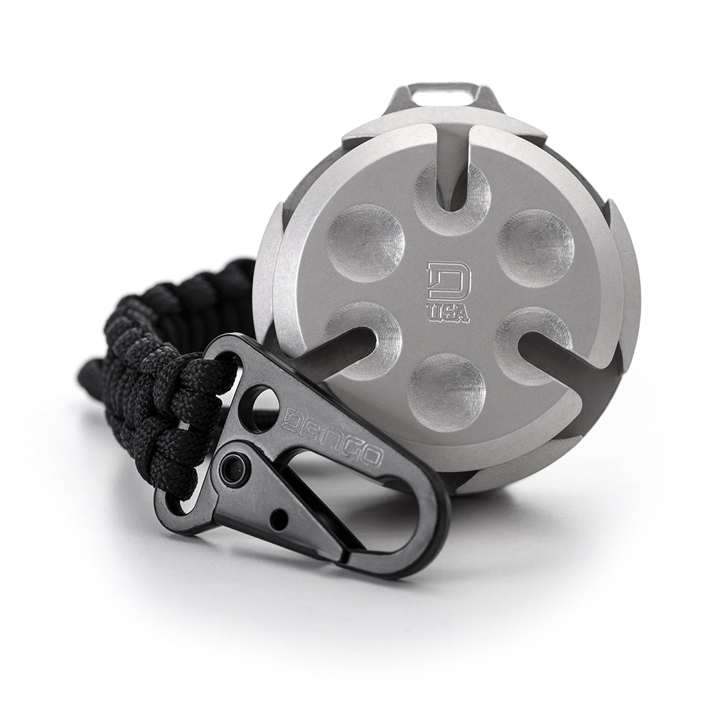 Dango Coin Capsule portamonete Jet Black alluminio + tether