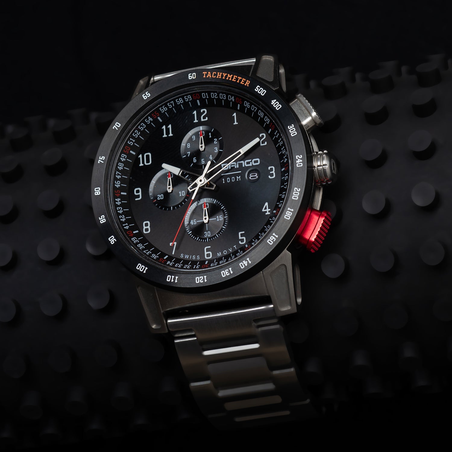 Dango CR-01 Chrono Orologio acciaio cronografo 45mm