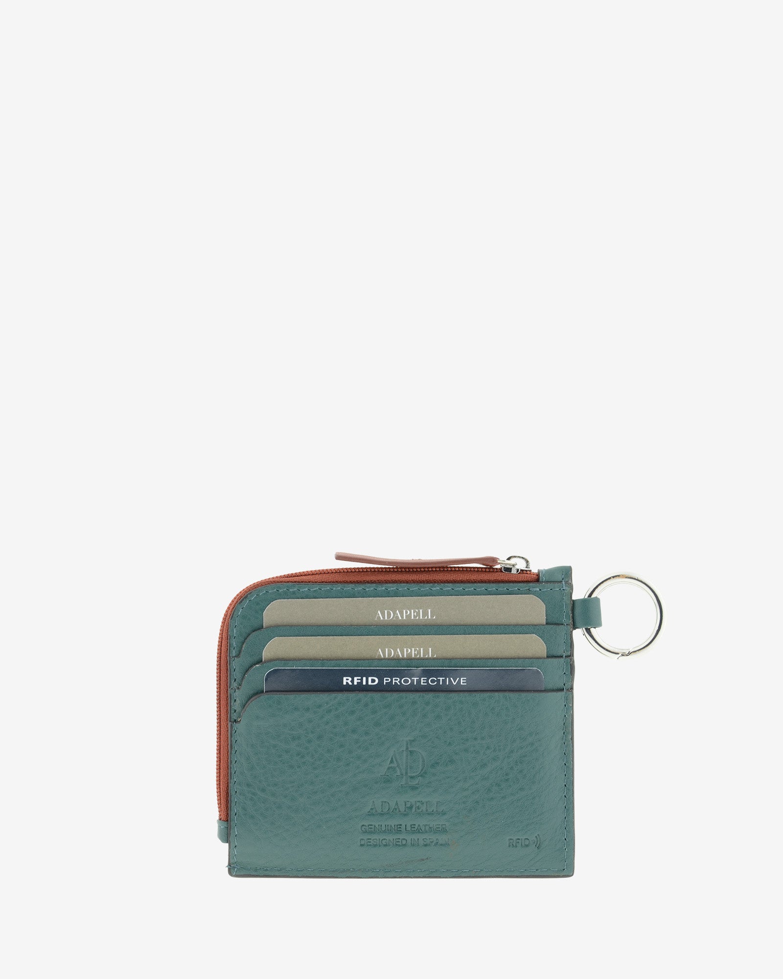 Adapell Brisa Portacarte Donna Ambra Ebano con Zip