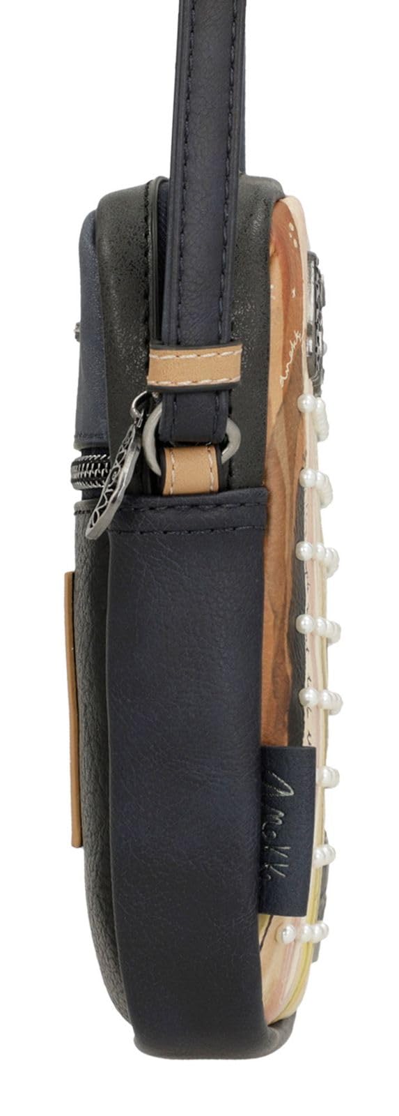 Anekke Studio Mini Tracolla Donna Blu Navy con Zip