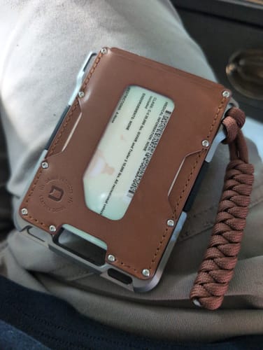 Dango M1 Maverick portafoglio pelle whiskey brown RFID