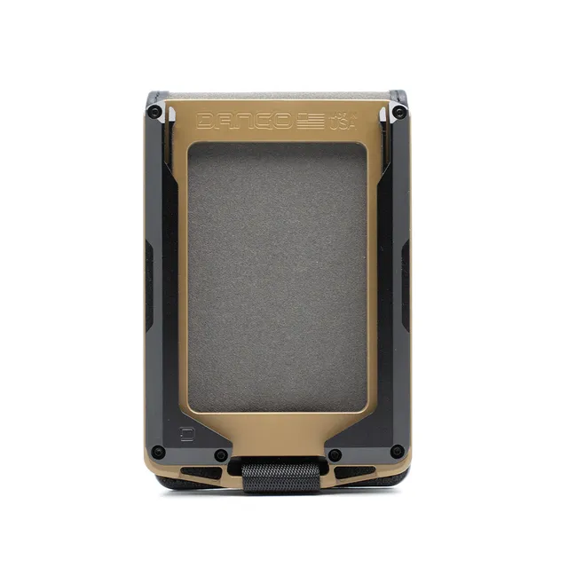 Dango M1 Lite Bifold portafoglio nero blackout RFID 13 carte