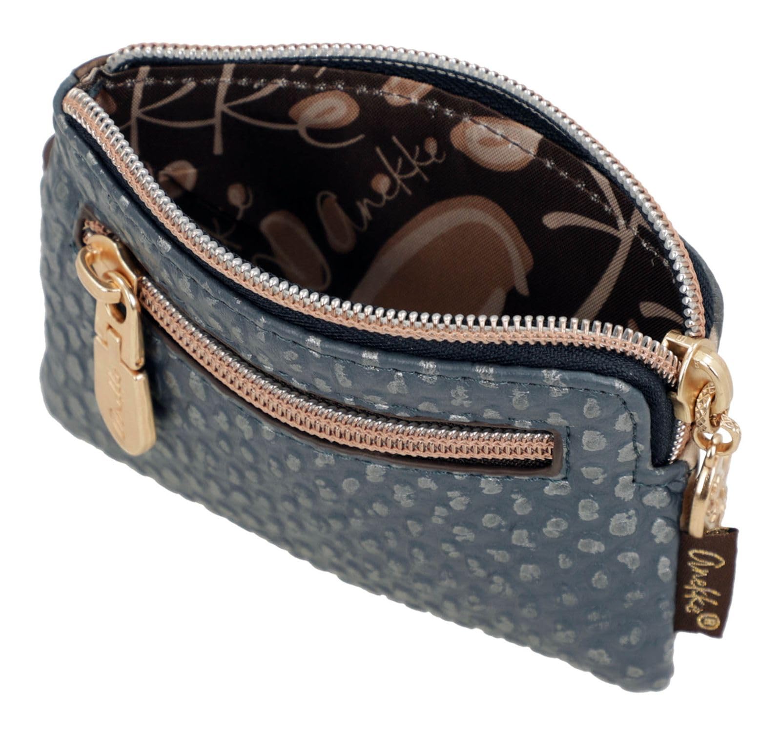 Anekke Tulip Portacarte slim donna con cerniera