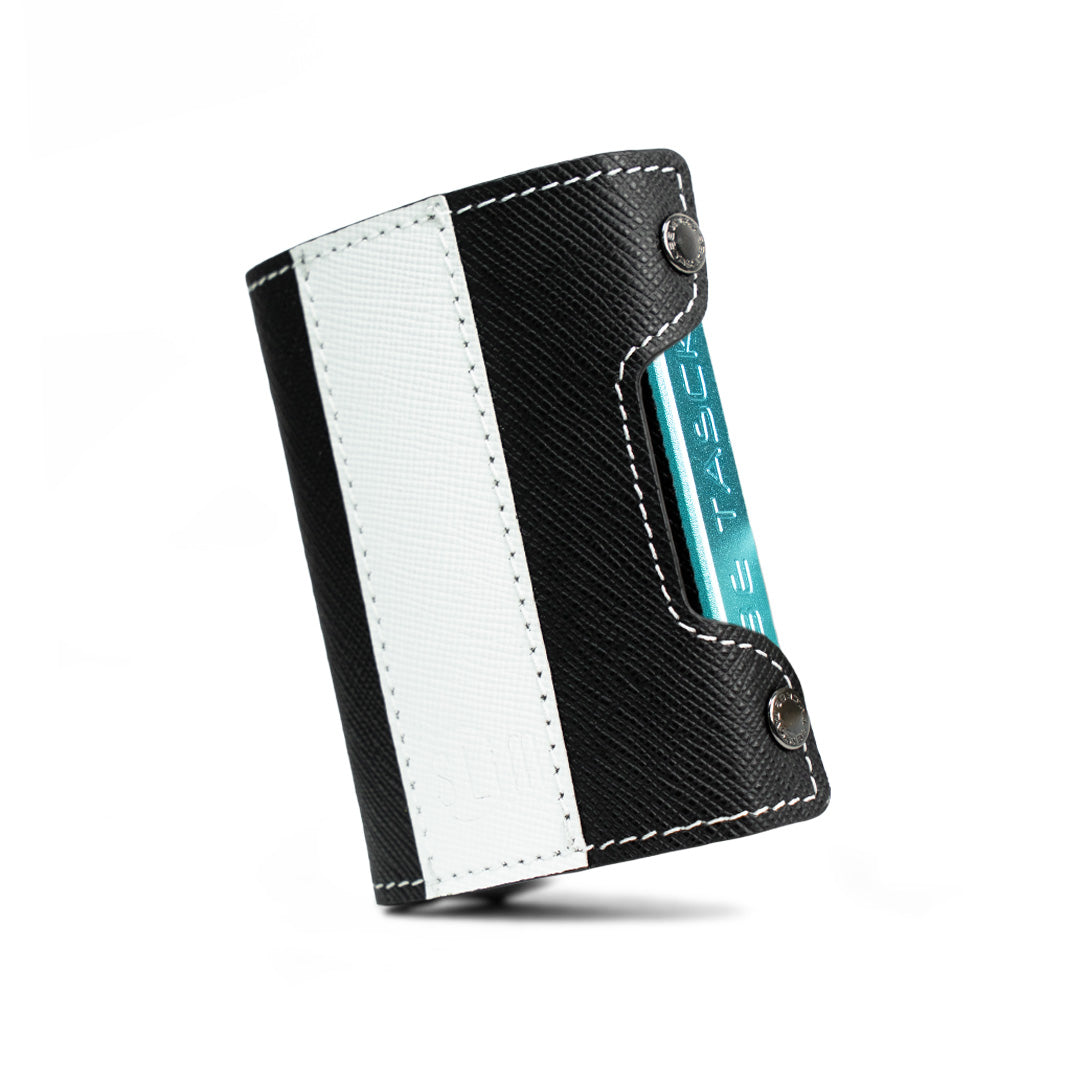 SLim Be Tasck Portafoglio Bicolor Bianconero