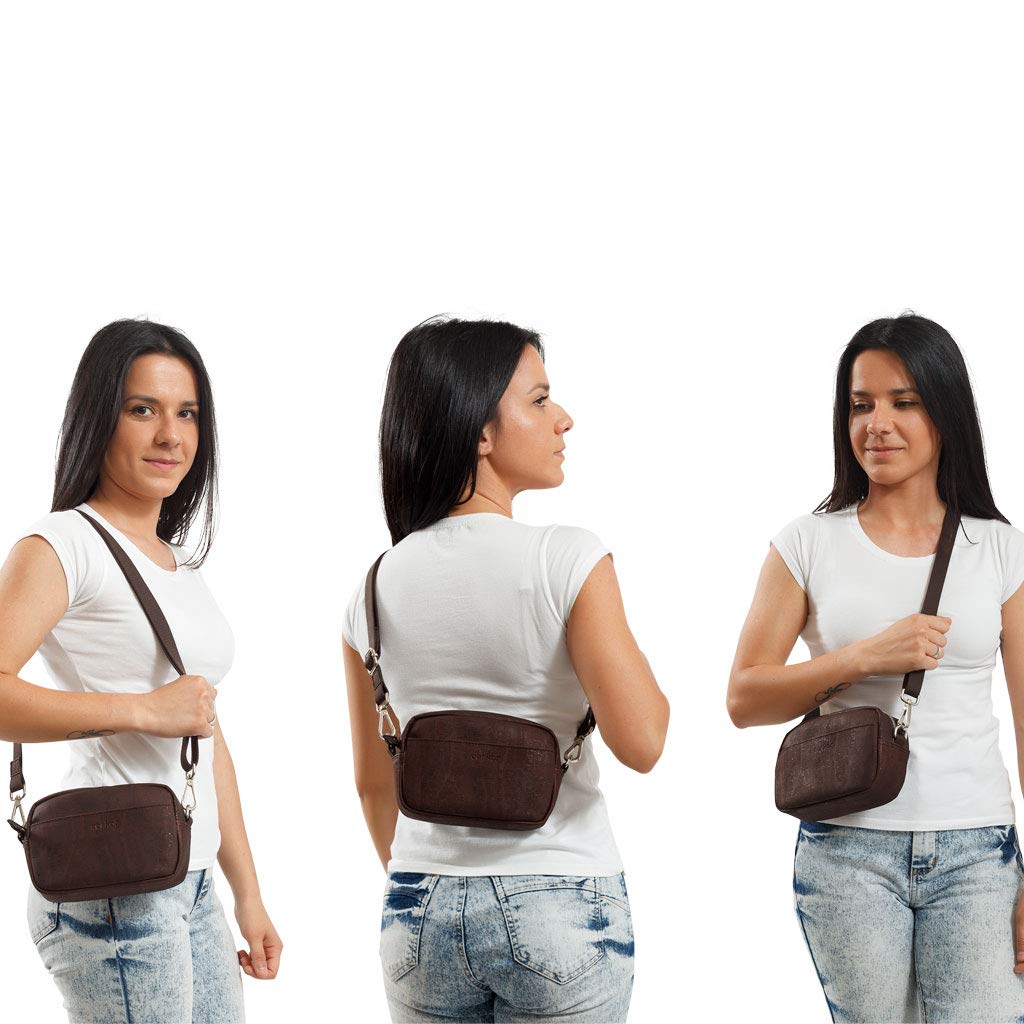 Corkor Bags CK267CC Tracolla Marsupio Marrone Earthen