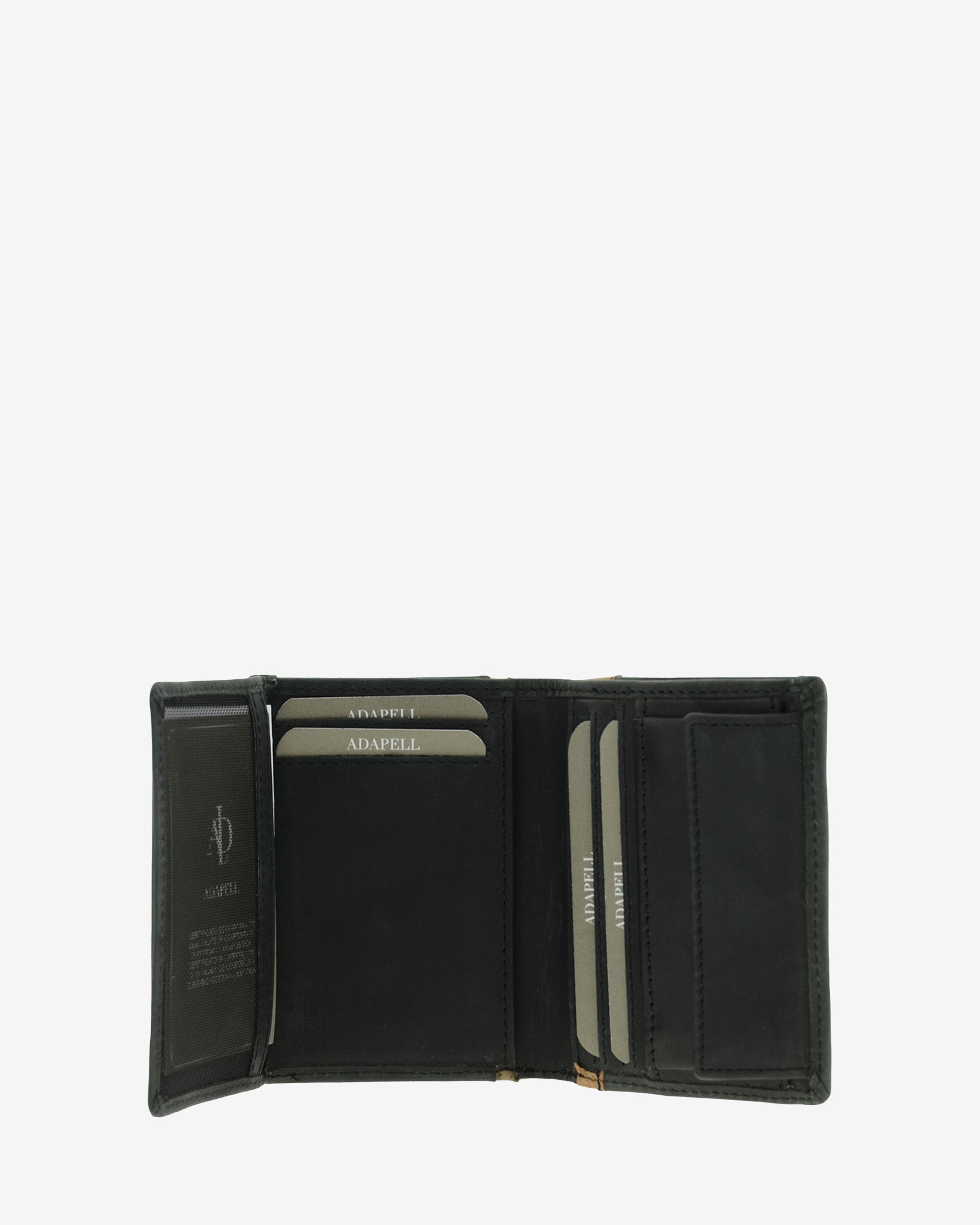 Adapell Oxford 1641 portafoglio pelle nero ID