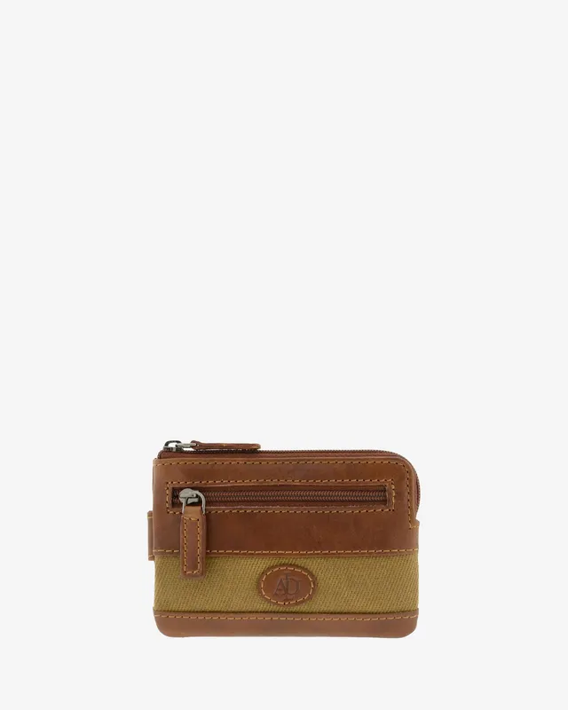 Adapell Range 1623 portamonete uomo Cuoio pelle canvas