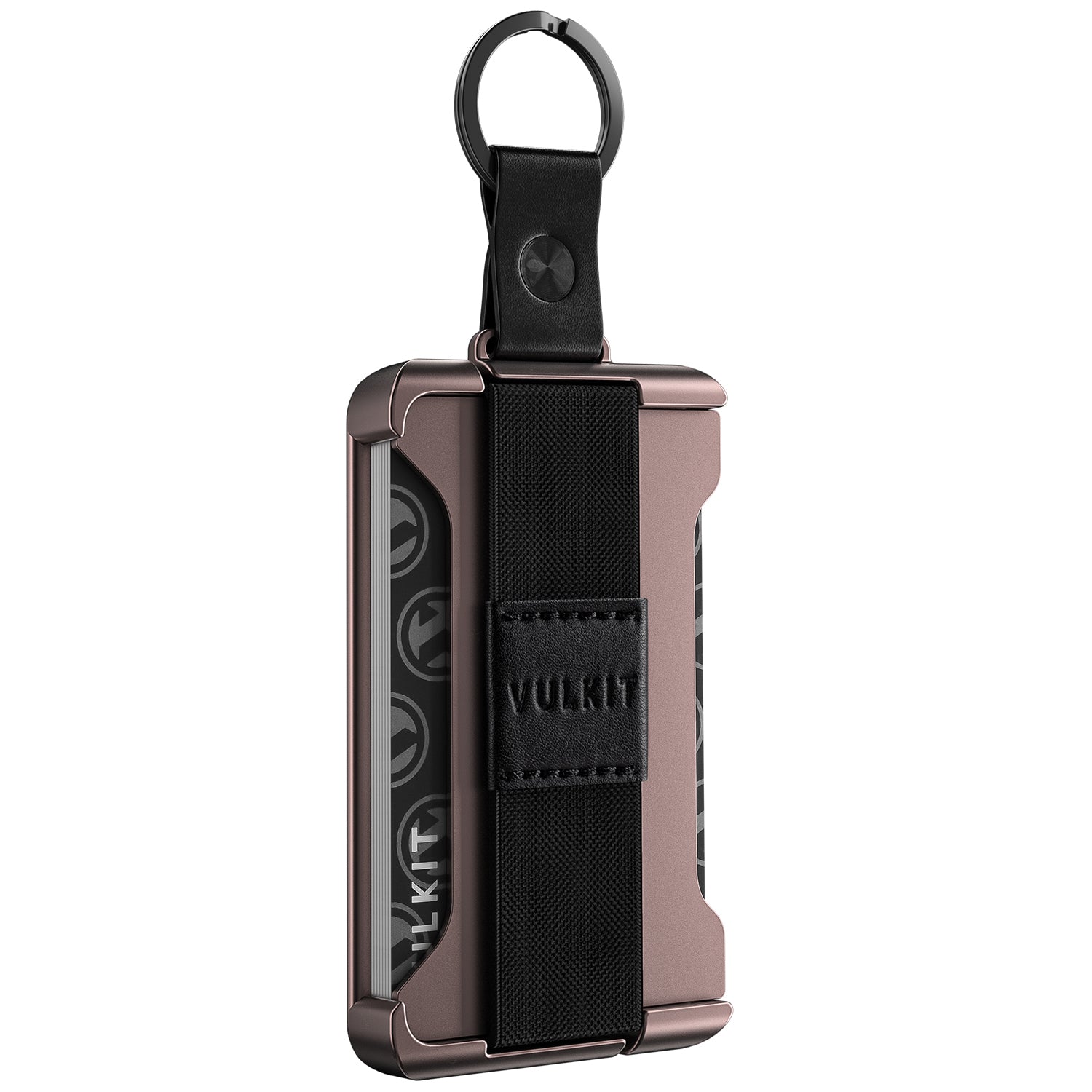 VULKIT VCL200 Portacarte Slim Alluminio Nickel Grey 9 Carte