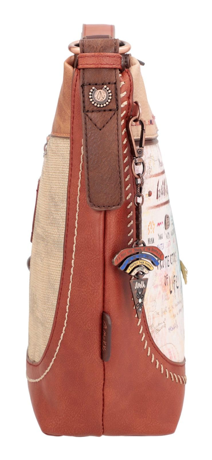 Anekke Menire borsa a tracolla grande ecopelle 31x25x8