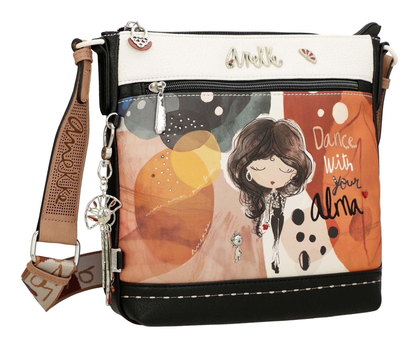 Anekke Alma 40703-069 Mini Tracolla Marrone 13x19x7 cm